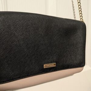 Kate Spade Elegant Black and Cream Crossbody Bag